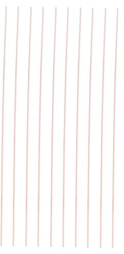 DIYEAH 10pièces Plaque De Barre Plate Cuivre Tige De Jardin Tige Métallique Cuivre Baguettes De Soudage Fournitures De Travail Des Métaux