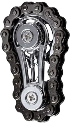 Chain Gear Spinner Fidget, Fahrradketten-Fidget-Spielzeug, Stress-Tool Im Taschenformat, Coole Gadgets, Angst-Stressabbau-Spielzeug Für Erwachsene Und Jugendliche, Für Den Schreibtisch Im Klassenzimme