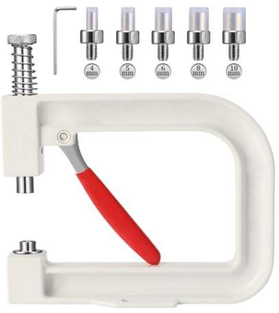 Generisch Manuelle Perlensetzmaschine - Professionelles Perlens-Setzwerkzeug | Handpresse Für DIY-Nieten & Perlen-Dekoration, Ideal Taschen, Hochzeit, Kleidung & Schmuck, Verzieren