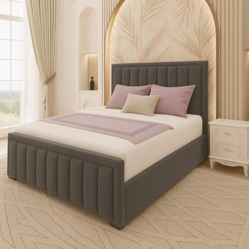 COZY HUB LTD New Florida Hilton End Lift Ottoman Storage Bed Frame
