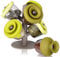 Vacu Vin Herbs and Spices Storage and Dispensing Set with Holder - Green (Includes 6 Containers)