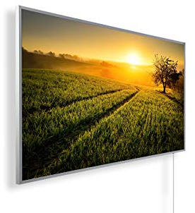 Könighaus 800W Infrarotheizung mit Bild in HD Qualität ✓ inkl. Smart Thermostat ✓ 5 Jahre Garantie ✓ Doppelter überhitzungsschutz ✓ Infrarot Wandheizung ✓ Motiv: 55. Sonnenuntergang