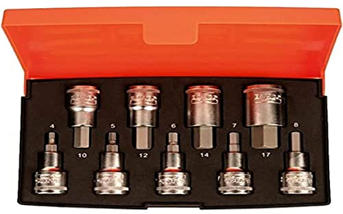 S9HEX 1/2in Drive Socket Set of 9 Metric