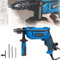 Rotary Hammer Drill, 2-in-1 Hammer & Impact Drill Driver, 850W Corded Drill, 3000RPM Variable Speed Electric Power Drill with Rotatable Side Handle, 13mm Metal Chuck Key Impact Electric Hammer Gun