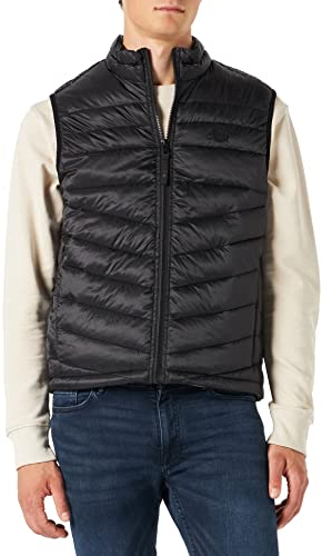 JACK & JONES Mens Hero Bodywarmer Gilet Black XL
