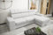FRIDERIK-EU - Ledersofa, Ecksofa mit schlaffunktion [ Links - Weiss ] Eckcouch mit schlaffunktion, Wohnzimmer Sofa, Eckcouch, Wohnzimmer Möbel, Sofas & Couches, Couch