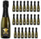 24 Bottiglie mignon di Prosecco DOC Spumante Extra Dry Personalizzato - Idea esclusiva e originale per bomboniere di laurea (Congratulations)
