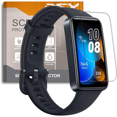 REY 6X Protector de Pantalla para Huawei Band 8, (Pack 6)