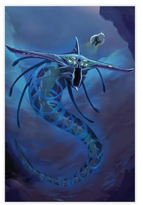 MEZUMI Subnautica Spiel Leinwand Poster Wandkunst Dekor Druck Bild Gemälde für Wohnzimmer Schlafzimmer Dekoration ungerahmt 30 x 45 cm