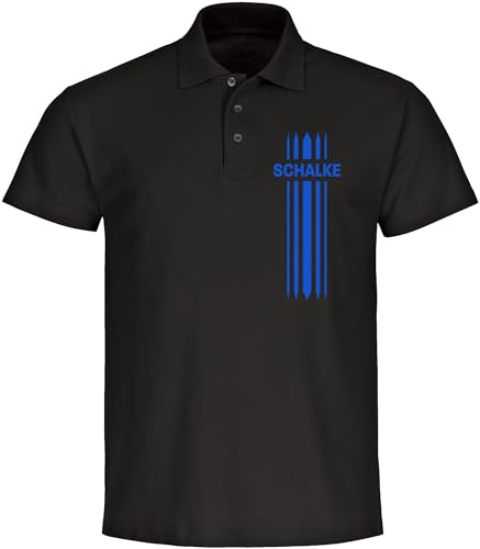 multifanshop Poloshirt - Schalke - Streifen