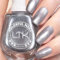 Glitter Nail Polish, Glitter Nail Varnish, Diamond Glitter Quick Dry Nail Polish No UV Lamp Curing, Long Lasting, Chip Resistant, Non-Toxic, Quick Drying, Salon Manicure, At Home Manicure (29#Silver)
