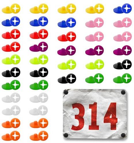 Lot de 40 Porte Dossard Running,Clips pour Dossards de Course,Supports pour Numéro de Dossard,Clips pour Fixer Le Dossard de l'Athlétisme,de Marathon et de Semi-Marathon