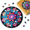 Figured'Art Holzpuzzle Erwachsene und Kinder 200 Teile - Kaleidoskop-Mandala - Originelles Design 28,5x28,5 cm Einzigartige Form mit Premium-Holzkiste