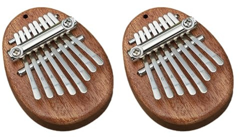 Akfldms -Kalimba, Daumenklavier, 8-Ton, Tragbares Fingerklavierinstrument für Anfänger, C