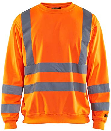 Blaklader 33411974 SWEATSHIRT HIGH VIS, Orange, grootte XL