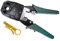 Kutlu Deutschland GmbH Crimping Pliers für LAN, Telefon ISDN (RJ10, RJ12, RJ45) in Schwarz und Grün