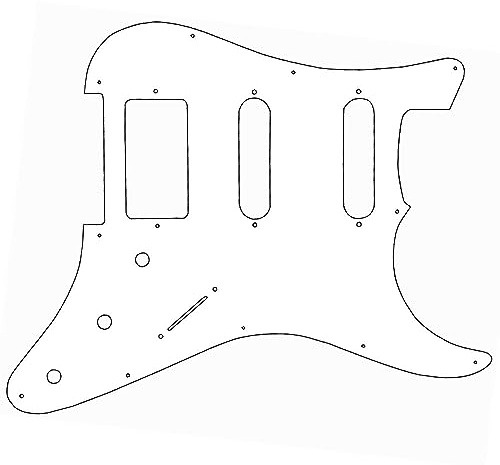 GT SCRATCHPLATE FOR H/BUCKER- WHITE