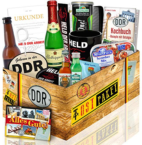 XXL Geschenkbox für Männer/DDR Produkte/Geschenkset für Freund Geburtstag