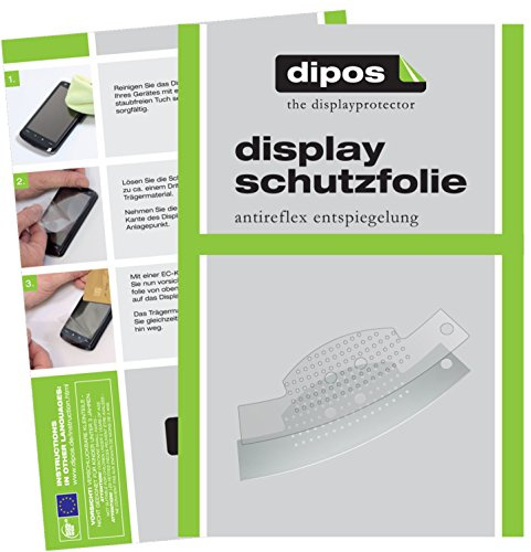 dipos 2x Schutzfolie matt für Jura C-Serie C5 C50 C55 C60 C65 Tropfblech