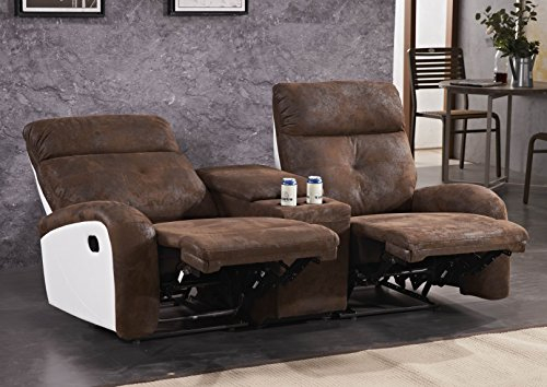 Mapo Möbel Microfasersofa Kinosofa Relaxcouch 5130-Cup-2-PU