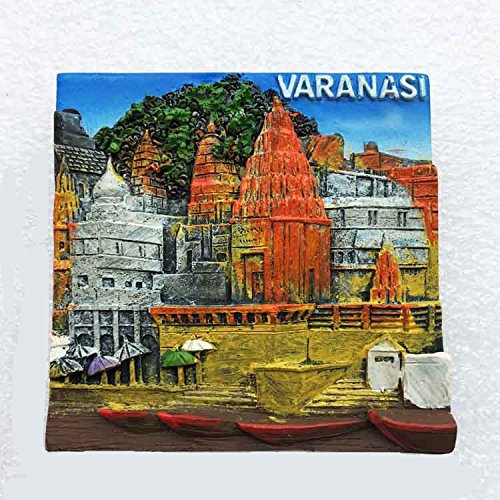 3D Varanasi India Kühlschrankmagnet Souvenir Geschenk, Home & Küche Dekoration magnetischen Aufkleber
