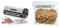Foodsaver FFS017X Envasadora al vacío, 120 W, Acero Inoxidable, Gris y negro + FVB015X Bolsas para envasador al vacío con cierre tipo zip, 0.95 litros, 0 Decibelios, Plástico, Transparente