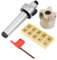 400R-50-22 Fresa de fresa frontal, MT3-FMB22 Extensión del soporte 10 piezas APMT1604 Insertos de carburo CNC