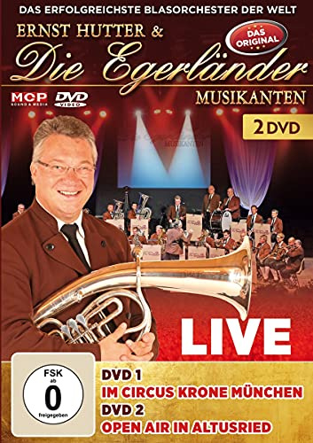 Ernst Hutter & Die Egerländer Musikanten - Live - Im Circus Krone München & Open Air in Altus [2 DVDs]