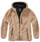 Brandit Women Teddyfleece Jacket Hooded, Farbe: camel, Größe: XS