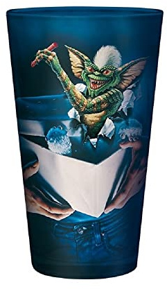 Abysse Corp Gremlins - Glas - Gizmo - XXL Trinkglas 400 ml - Gremlins Are Coming - Geschenkbox