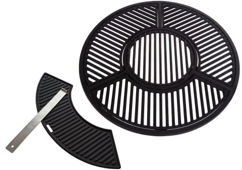 BBQNovation Ensemble complet de grilles de barbecue en fonte pour Barbecue à charbon 57 CM (s'adapte sur Weber)