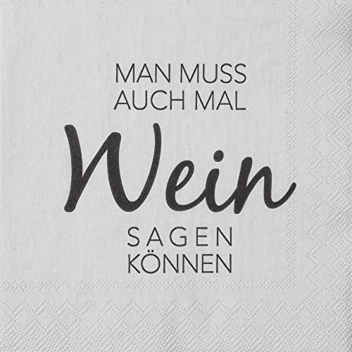 Räder Cocktailserviette Man muss auch mal Wein Sagen