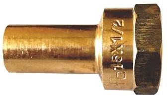 Sanpro Pressfitting Kupfer Einsteckstück mit Innengewinde, Größe V 22-3/4' (Kupfer Gas Wasser Trinkwasser Heizung Sanitär Fittings Fitting Kupferleitung)
