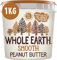Whole Earth Crema di Arachidi Cremoso, Crema Spalmabile, Fonte Naturale di Proteine Vegetali, Senza Glutine, Vegan, Confezione da 1kg