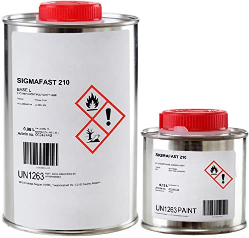 PPG Betonfarbe Schiffsfarbe Epoxidharz Polyurethanharz-Farbe für Terrassenbalkon aus Beton1L Farbauswahl