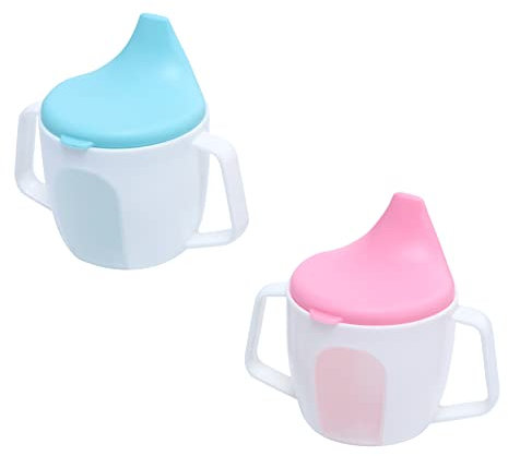 Toyvian Bouteille Deau avec Poignée pour Enfants Tasse pour Tout-Petits Tasse Graduée Tasse Dapprentissage Naturelle Graphiques Amusants