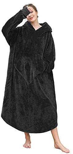 Gentlewarm Oversized Blanket Hoodie,Super Soft Warm Big Pocket Wearable Blanket,Warm Cosy Oversized Hoodie Sweatshirt,One Size Fits All,Men Women