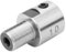 Drehmaschinen-Spindelstock-Spindeladapter, Spannfutter-Pleuel aus Edelstahl M14 X 1 für K01-50/63 K02-50/63 Drehfutter-Holzbearbeitungsdrehmaschine (10mm Griff*M14*1)