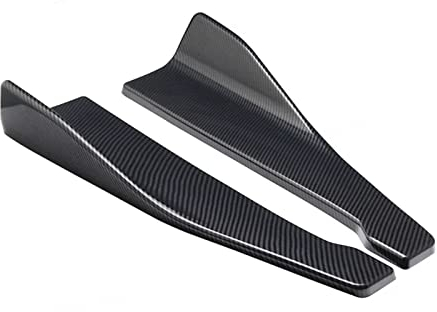 TEMKIN Winglet Wings pour Peugeot 206 48CM Jupes Latérales Universelles Voitures Pare-Chocs Spoiler Splitter Extensions Jupes Latérales Voitures (Couleur : Carbon)