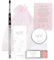 Niré Beauty Lip Care Set - Strawberry Lip Scrub Exfoliator, Natural Lip Balm, Pro Lip Brush with Gift Bag and Guide