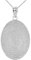 Joyara Fingerabdruck Anhänger Halskette in Sterling Silber (Verfügbare Kettenlängen: 40cm - 45cm - 50cm - 55cm) 50cm