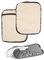 Lambswool Fleece Electric Rechargeable Hot Water Bottle | Bed Hand Warmer Massaging Heat Pad |Auto-Shut Off Function Over-Heat Protection & No Refill | Soft & Cosy Heated Water Bag | Cream
