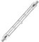 Candelastika - 2er-Pack Halogenstab 400 Watt R7s 118mm 827 warmweiß dimmbar 220-240V 2700K ersetzt 500W / Halogen/Halogen Leuchtmittel/Halogenstab/Halogenstab R7s / Halogen R7s