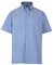 Kam Men's Short Sleeve Shirts Plus Size Half Shirt with Pocket Casual Big & Tall Shirt for Men, Denim Colour, Size- 2XL