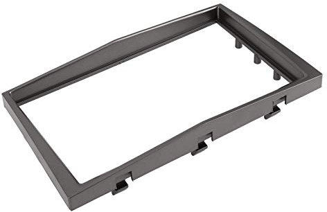Marco de Navegación Estéreo para Radio de Coche 2Din Compatible con Vectra Astra Zafira 2006-On (Gris-Plata)