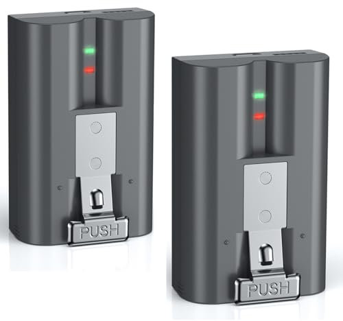 Powerextra 2-Pack 6040mAh Replacement Battery for Ring Doorbell โ Fast Charging, Rechargeable Camera Batteries for Ring Video Doorbell 2/3/3 Plus/4, Spotlight Cam, Stick Up Cam & Peephole Cam