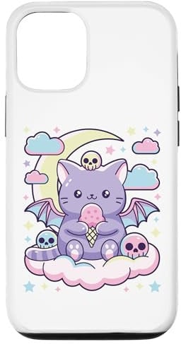 iPhone 13 Pro Sumerween Halloween Spooky Pastel Cat Kitten Cloud Occult Case