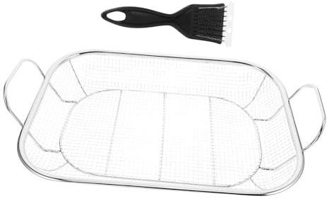 BEBEMOKO 1ensemble Panier à Griller Inoxydable Multifonctionnel Panier De Barbecue Portable pour Viandes Et Légumes pour Camping Et Cuisine Extérieure