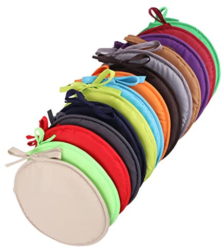 PAMINGONO Rundes Sitzkissen Für Stuhl Bodensitzkissen Aus Schwamm Durchmesser Passend Für Zuhause Büro Restaurant Und Auto