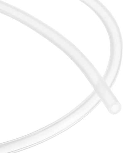 DMiotech Silicone Tubing Clear Plastic Tube, 3mm(1/8) ID x 5mm OD 6ft(2m) Silicone Tube Flexible Hose